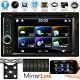 Double Din Car Stereo Dvd Player Mirror Link 6.2inch Hd Usb Radio + Camera