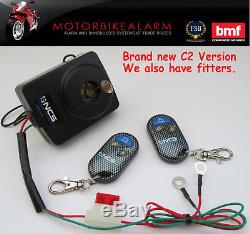 EASY FIT Motorcycle / Motorbike bike Scooter Trike Quad Alarm 2 wire connection