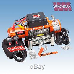 ELECTRIC WINCH 12V 4x4 13500 lb WINCHMAX BRAND Recovery Off Road WIRELESS