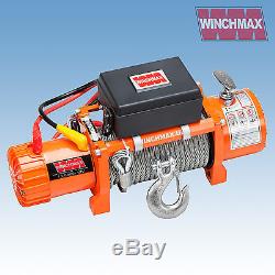 ELECTRIC WINCH 12V 4x4 13500 lb WINCHMAX BRAND Recovery Off Road WIRELESS