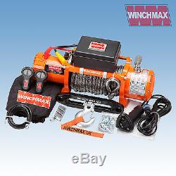 ELECTRIC WINCH 13500lb 12V SYNTHETIC ROPE WINCHMAX 4x4/RECOVERY Wireless Dyneema