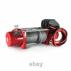 Electric Winch 13500lb Stealth 12v Steel Rope Wireless Recovery 4x4 UK Stock