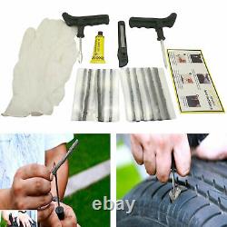 Emergency Car Van Motorcycle Tubeless Tyre Tire Puncture Repair Kit Tool Strips