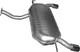 End Silencer Polmo 47.27 Rear For Hyundai, Kia
