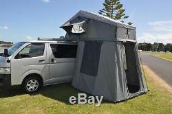 Extended Ventura Deluxe 1.4 Roof Top Tent + Annex Camping Expedition Overland