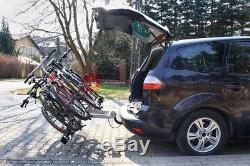 Fahrradträger Heckträger Fahrradheckträger Anhängerkupplung AHK für 4 Fahrräder