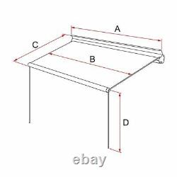 Fiamma F35 Pro Awning 250 Titanium Case Royal Grey Fabric Campervan Caravan