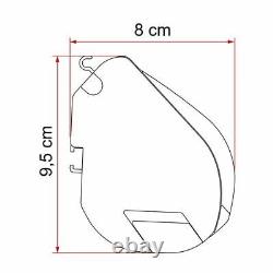 Fiamma F35 Pro Awning 250 Titanium Case Royal Grey Fabric Campervan Caravan