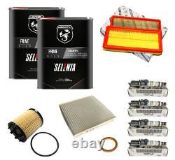 Fiat Abarth 500 Genuine Service Kit (Air, Oil, Pollen, Spark Plug, Washer)