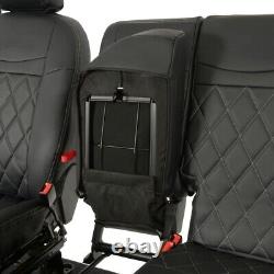 Fits Ford Transit Connect Front Seat Covers Leatherette (2014 Onwards) 1137