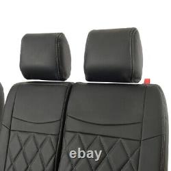 Fits Ford Transit Connect Front Seat Covers Leatherette (2014 Onwards) 1137