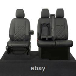 Fits Ford Transit Custom Active Leatherette Bentley Front Seat Covers 2013+ 237