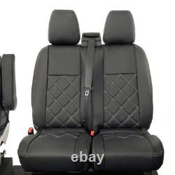 Fits Ford Transit Custom Front Seat Covers Leatherette (2013 Onwards) 889