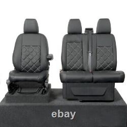 Fits Ford Transit Leader Front Seat Covers Leatherette (2014 Onwards) 883