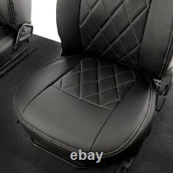 Fits Land Rover Defender 90 Front Seat Covers Leatherette (1987-2006) 1158