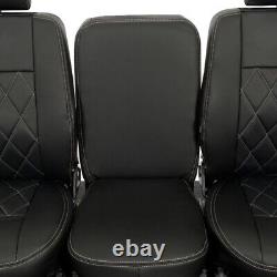 Fits Land Rover Defender 90 Front Seat Covers Leatherette (1987-2006) 1158 882