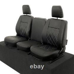 Fits Land Rover Defender 90 Front Seat Covers Leatherette (1987-2006) 1158 882