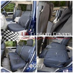 Fits Land Rover Discovery 4 Front & Rear Seat Covers (2009-2016) Black 107 157