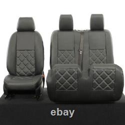 Fits Mercedes Sprinter Front Seat Covers Leatherette No Armrest (2018 On) 888