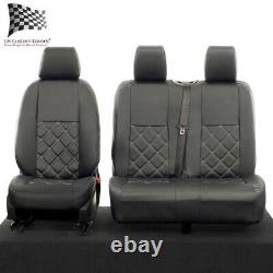 Fits Mercedes Sprinter Front Seat Covers Leatherette No Armrest (2018 On) 888