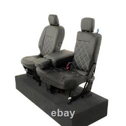 Fits Peugeot Partner Front Seat Covers Leatherette Tailored (2018 Onwards) 1157