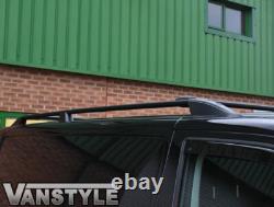 Fits Vw T5 0315 Transporter Swb Black Roof & Cross Bars Set Roof Rack No Drill