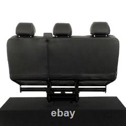 Fits Vw Transporter T5/t5.1 2nd Row Bench Seat Covers Leatherette (2003-15) 1170