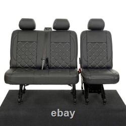 Fits Vw Transporter T6/t6.1 Kombi All Seat Covers Leatherette (2015 On) 885 1164