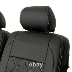 Fits Vw Transporter T6/t6.1 Sportline Kombi 2nd Row Seat Covers Leatherette 1164