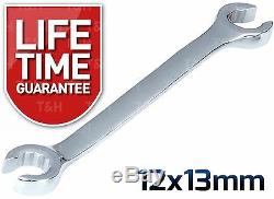 Flare Nut Spanner Set 7pc Brake Pipe Gas Fuel Spanner Flare Wrench 8-24mm