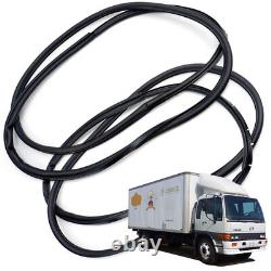 For Hino Hithech 1989 1998 00 02 Front Lh+Rh Weatherstrip Door Rubber Seal Black