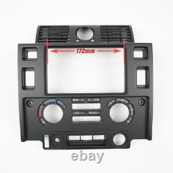 For Land Rover defender 2007+ stereo double din Matte Black mounting kit UK