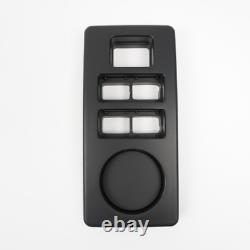 For Land Rover defender 2007+ stereo double din Matte Black mounting kit UK