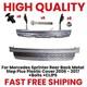 For Mercedes Sprinter Rear Back Metal Step Plus Plastic Cover 2006 2018 +bolts