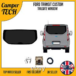 For Transit CUSTOM TAILGATE Rear Door Window WITH Bonding Kit and Utrim