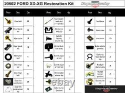 Ford Master Restoration Kit XD XE XF XG. Bolt Clip Nut Seal Rivet Screw