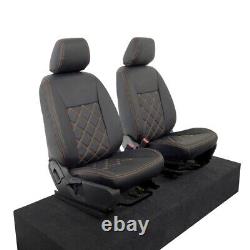 Ford Ranger Wildtrak Front Seat Covers Leatherette (2016-2023) 1138