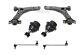 Ford Transit Connect 02-13 Two Wishbone Suspension Arms 2 Ball Joints & 2 Links