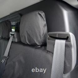 Ford Transit Custom DCIV Front & Rear Seat Covers (2023 Onwards) Black 275 131