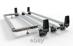 Ford Transit Custom Roof Rack bars 3 bar with stops and rear roller AT86LS+A30