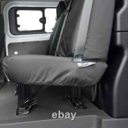 Ford Transit Custom Sport Front & Rear Seat Covers (2013 Onwards) Black 275 131
