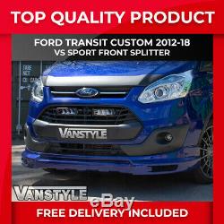 Ford Transit Custom & Tourneo 12-18 Lower Front Splitter Spoiler Lip Bumper Van