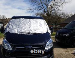 Ford Transit Custom Tourneo External Thermal Windscreen Cover Colour Silver