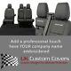 Ford Transit Custom Trail Leatherette Front Seat Covers & Emb (2023 On) 237 Bem