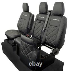 Ford Transit Custom Trail Leatherette Front Seat Covers & Emb (2023 On) 237 Bem