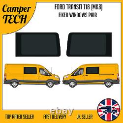 Ford Transit MK8 T18 2014+ Front FIXED Windows PAIR