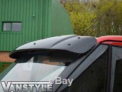 Ford Transit Mk7 2007-2013 Black Bonnet Wind Bug Deflector Protector & Sun Visor