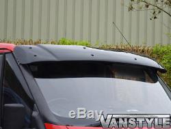 Ford Transit Mk7 2007-2013 Black Bonnet Wind Bug Deflector Protector & Sun Visor