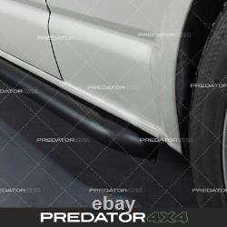 Gloss Black Stainless Side Bars Guard Rails For Vw Transporter T5 T5.1 Lwb 03-15