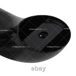 Gloss Black Stainless Side Bars Guard Rails For Vw Transporter T5 T5.1 Lwb 03-15